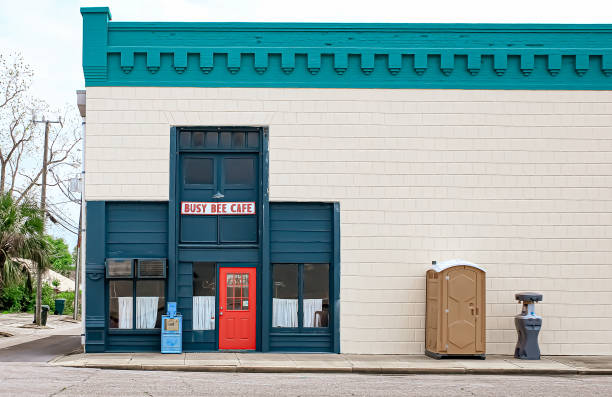 Porta potty delivery and setup in North Newton, KS